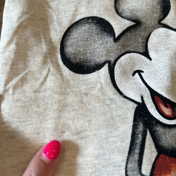 Disney Parks Authentic Original Mikey v-neck Tee - Picture 7 of 7